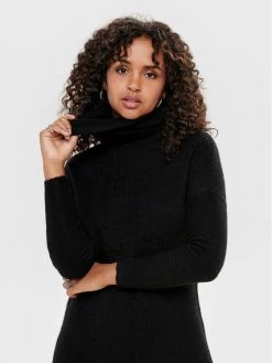 ONLY Γυναίκες Πλεκτά Φορέματα Φόρεμα υφασμάτινο Jana 15140166 Μαύρο Regular Fit -Φτηνός Only Κατάστημα unnamed file 816