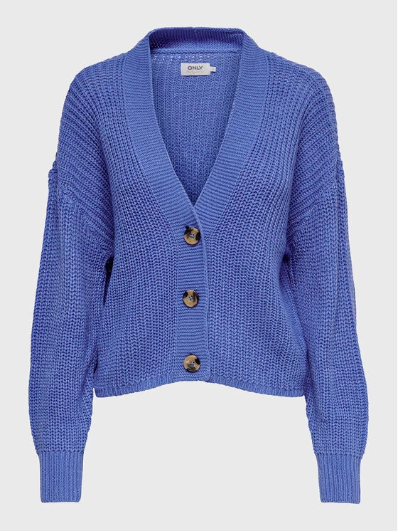 ONLY Γυναίκες Ζακέτες Ζακέτα Carol 15211521 Μπλε Relaxed Fit 8 ONLY Γυναίκες Ζακέτες Ζακέτα Carol 15211521 Μπλε Relaxed Fit - Image 6