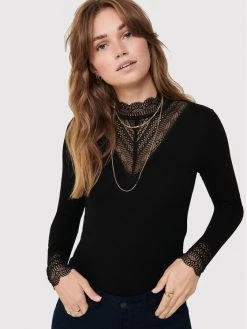 ONLY Γυναίκες Μπλουζάκια Μπλουζάκι Tilde 15207788 Μαύρο Regular Fit -Φτηνός Only Κατάστημα unnamed file 828