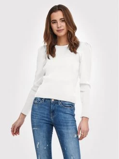 ONLY Γυναίκες Μπλουζάκια Μπλουζάκι Sally 15251029 Λευκό Regular Fit