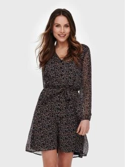 ONLY Γυναίκες Καθημερινά Φορέματα Φόρεμα καθημερινό Cera 15236376 Σκούρο μπλε Regular Fit