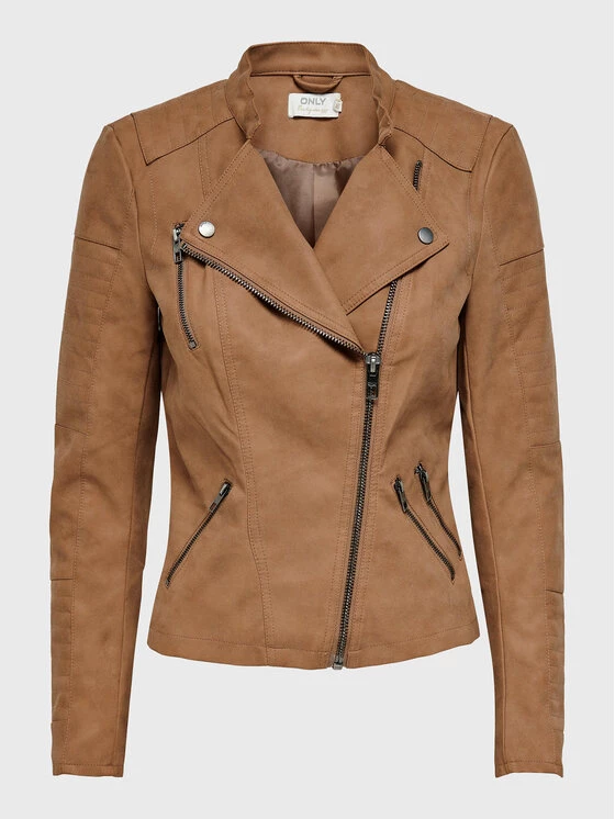 ONLY Γυναίκες Δερμάτινα Μπουφάν Μπουφάν από απομίμηση δέρματος Ava 15102997 Καφέ Regular Fit 7 ONLY Γυναίκες Δερμάτινα Μπουφάν Μπουφάν από απομίμηση δέρματος Ava 15102997 Καφέ Regular Fit - Image 5