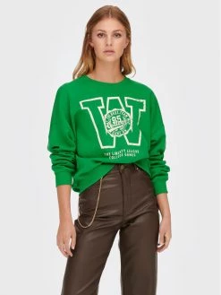 ONLY Γυναίκες Μπλούζες Μπλούζα Ottoline 15274638 Πράσινο Relaxed Fit