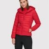 ONLY Γυναίκες Πουπουλένια Μπουφάν Μπουφάν πουπουλένιο Tahoe 15156569 Κόκκινο Regular Fit