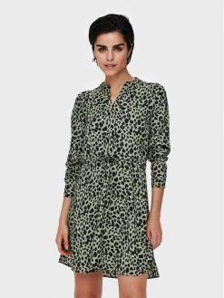 ONLY Γυναίκες Καθημερινά Φορέματα Φόρεμα καθημερινό Cory 15200543 Πράσινο Regular Fit