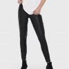 ONLY Γυναίκες Κολάν Cool Coated 15187844 Μαύρο Extra Slim Fit