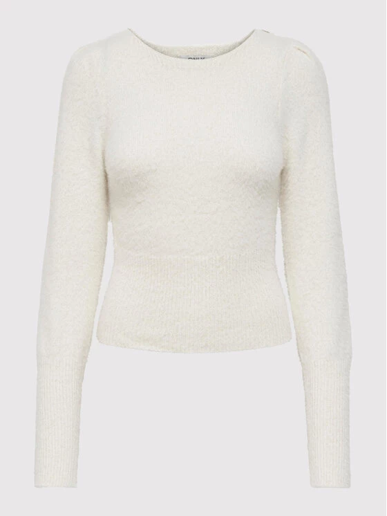 ONLY Γυναίκες Πουλόβερ Lella 15260678 Λευκό Slim Fit 7 ONLY Γυναίκες Πουλόβερ Lella 15260678 Λευκό Slim Fit - Image 5