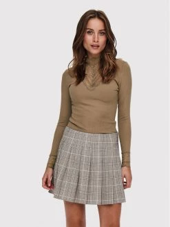 ONLY Γυναίκες Μπλουζάκια Μπλουζάκι Tilde 15207788 Μπεζ Regular Fit